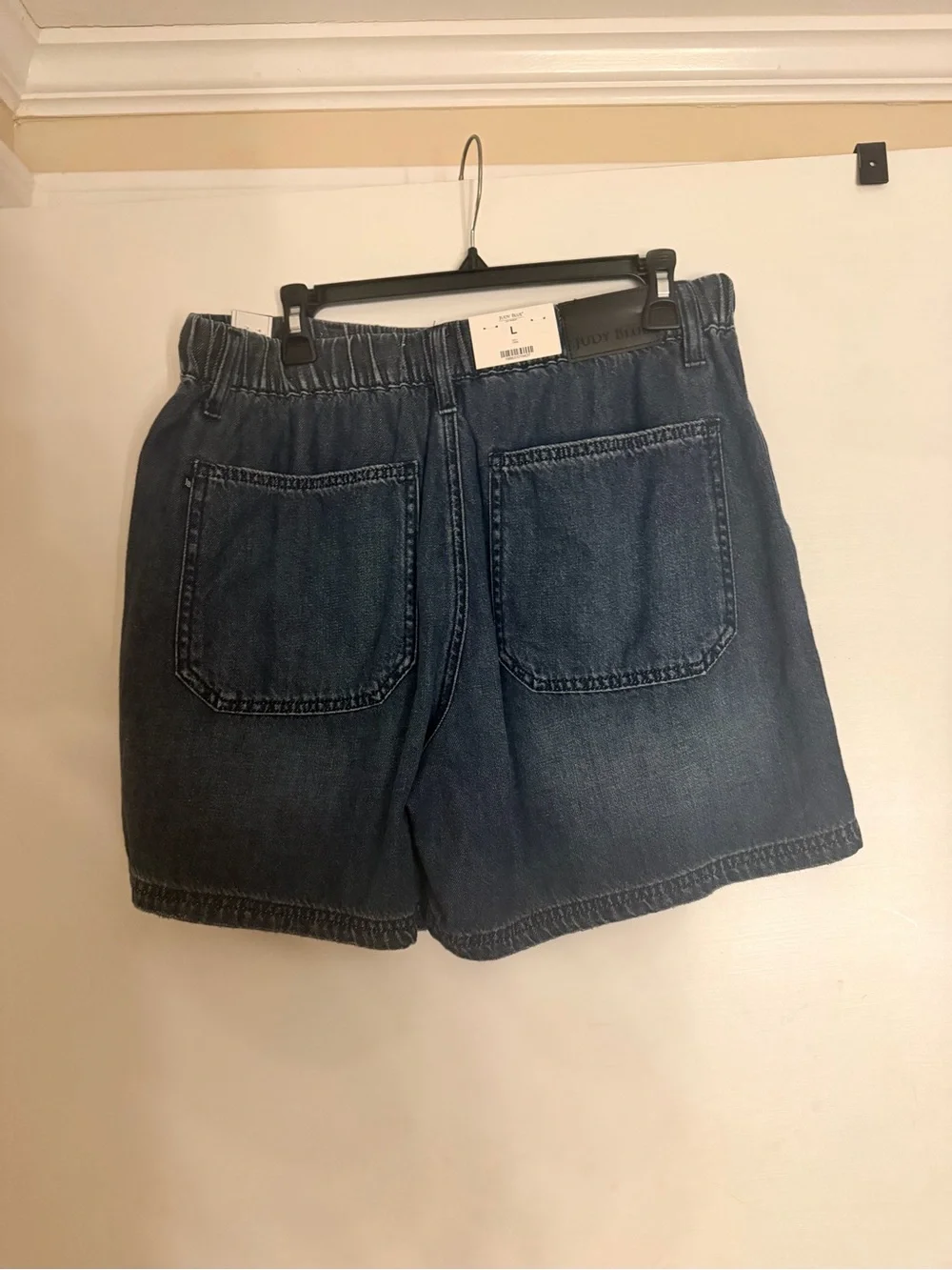 Judy Blue High Waist Pull-On Denim Shorts – Size Large NWT - Picture 4 of 5